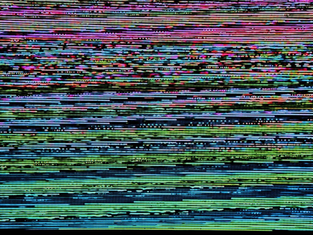 Glitch While Streaming - There were some really cool patterns and designs that appeared before I grabbed the camera. Unfortunately I spent about 10 minutes complaining about the lost transmission of the game before I realized that I had a photo opportunity. The screen went black after I took 3 photos...and never returned to the awesome patterns I originally saw. Next time, I'll react quicker!